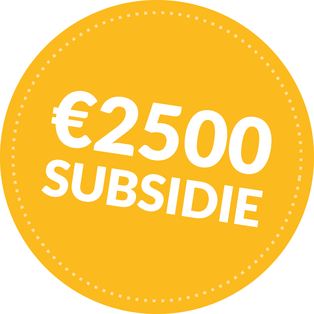 2500 Subsidie